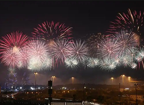 泰宁县焰火晚会